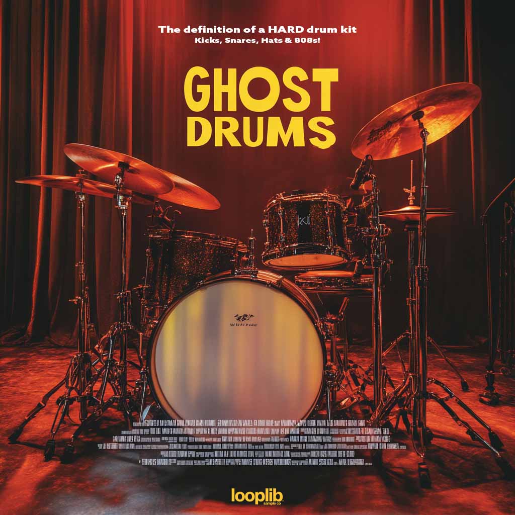 Ghost Drums Hip Hop Kit - Haunting percussion and unique drum samples for atmospheric hip-hop beats